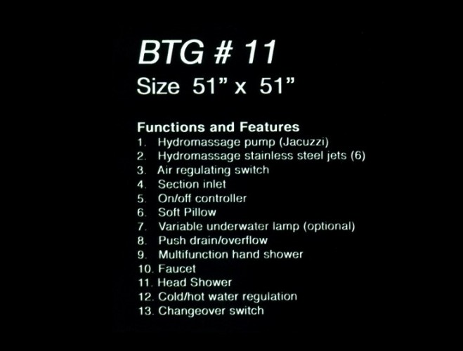 BATH TEC | Sanitary Fitting | BTG11