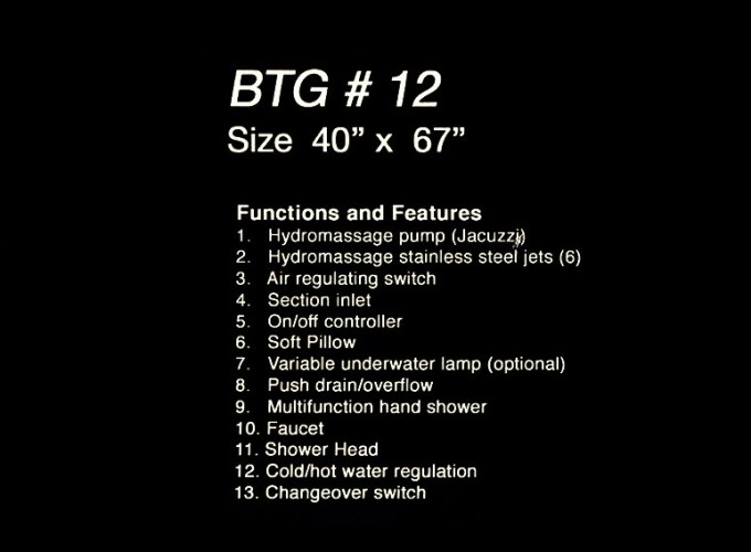 BATH TEC | Sanitary Fitting | BTG12