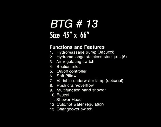 BATH TEC | Sanitary Fitting | BTG13