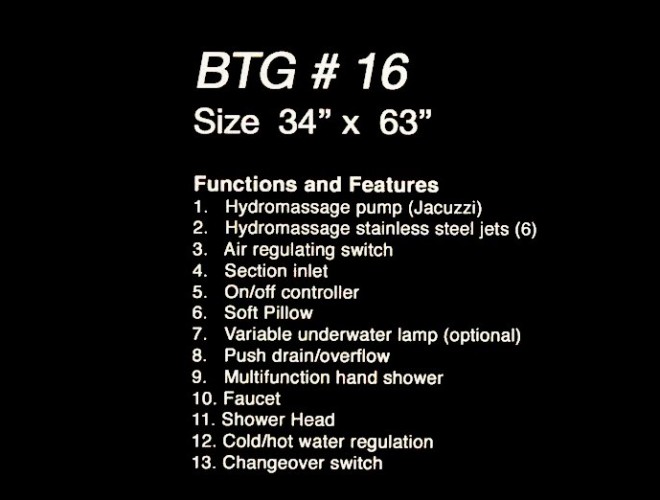 BATH TEC | Sanitary Fitting | BTG16