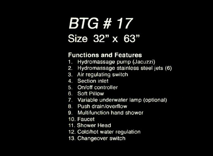 BATH TEC | Sanitary Fitting | BTG17