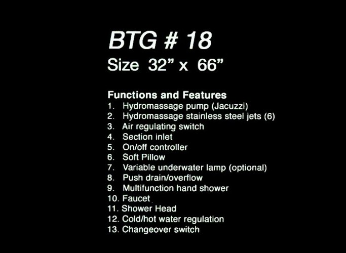 BATH TEC | Sanitary Fitting | BTG18