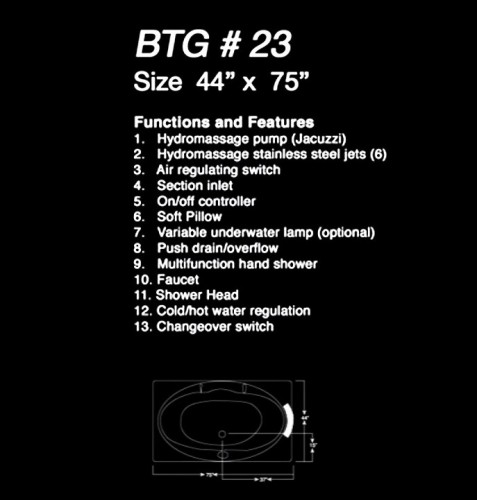 BATH TEC | Sanitary Fitting | BTG23