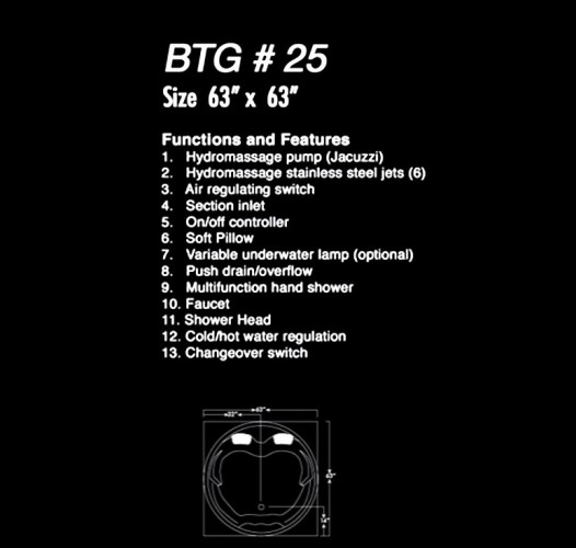 BATH TEC | Sanitary Fitting | BTG25