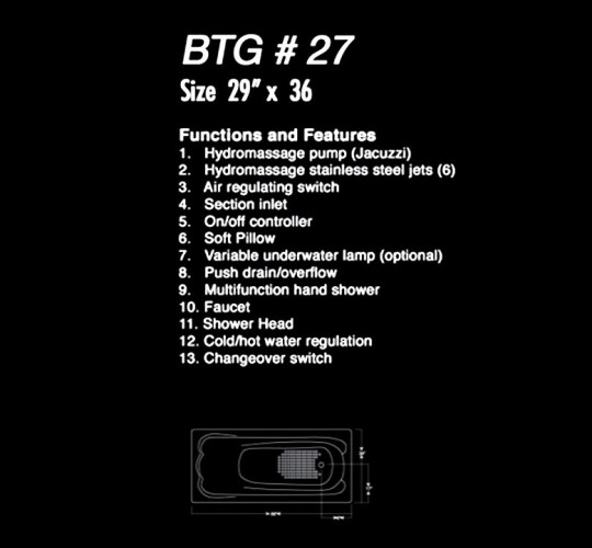 BATH TEC | Sanitary Fitting | BTG27