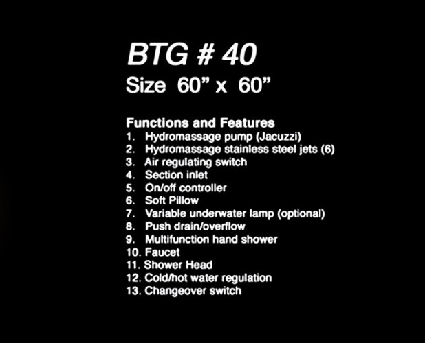 BATH TEC | Sanitary Fitting | BTG40