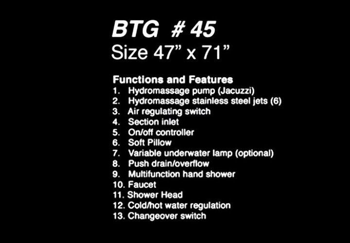 BATH TEC | Sanitary Fitting | BTG45