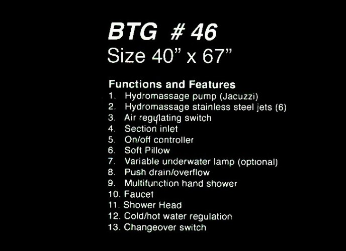 BATH TEC | Sanitary Fitting | BTG46