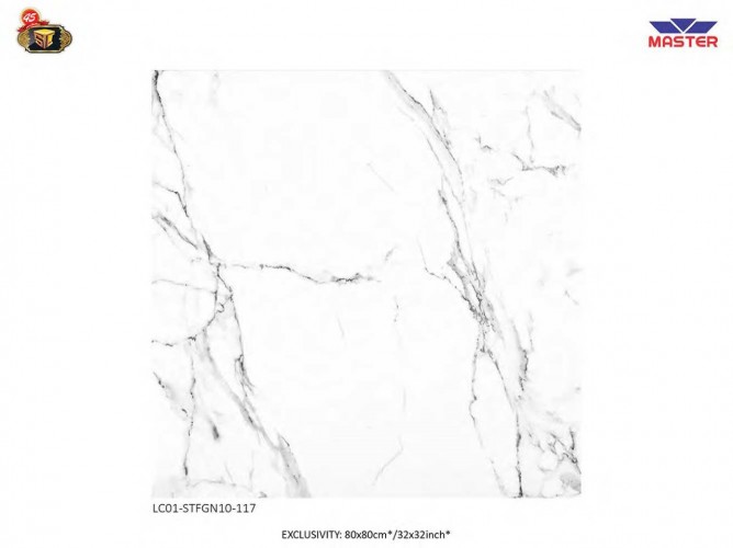 MASTER  | Tiles | 32 X 32 | LC01-STFGN10-117 | Floor Tile | Polished | Grey | SB