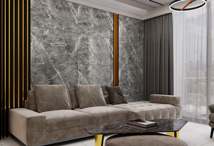 MASTER | Tiles | 24 X 36 | DC66-MGD247-MULTI | Floor Tile | Polished | Grey | SB