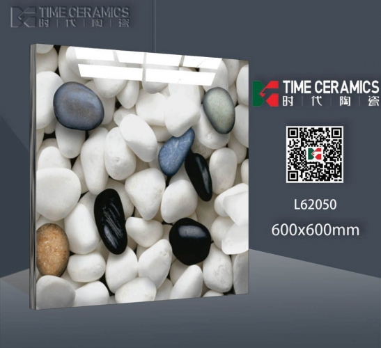 TIME | Tiles | 24 X 24 | L62050 | Floor Tile | Polished | White | AAA Quality