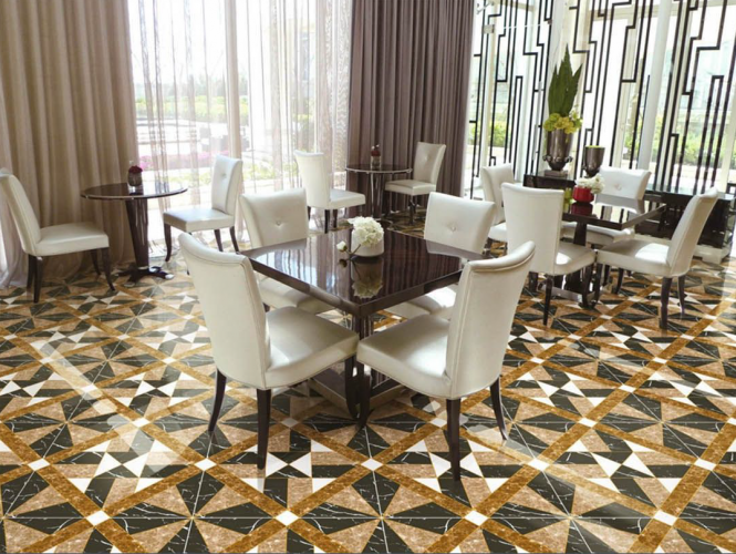 TIME | Tiles | 24 X 24 | L62053 | Floor Tile | Polished | Dark Brown | AAA Quality