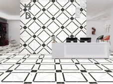 TIME | Tiles | 24 X 24 | L62055 | Floor Tile | Polished | White | AAA Quality