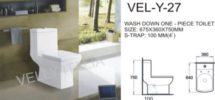 VELLY ITALIA | Sanitary Ware | VEL-Y27